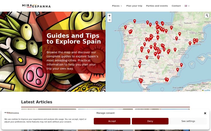 Screenshot of miraespanha.com