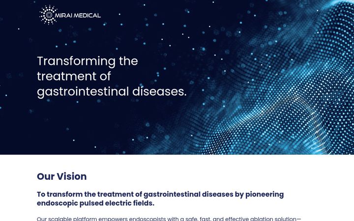 Screenshot di mirai-medical.com