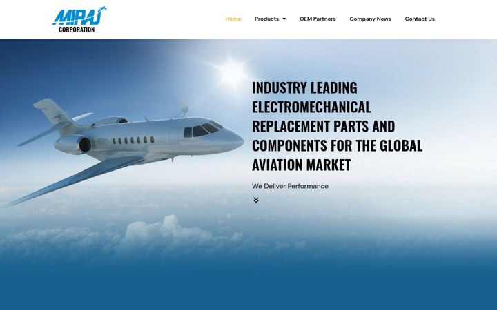 Screenshot of mirajcorp.com