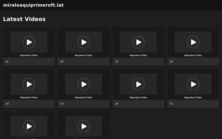 Screenshot of miraloaquiprimeroft.lat