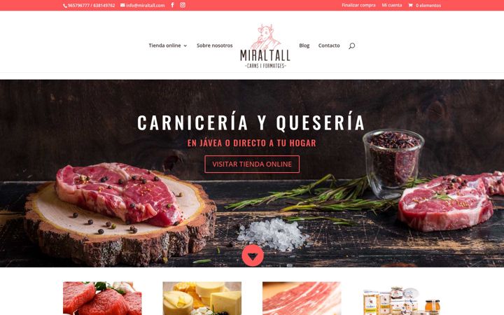 Screenshot of miraltall.com