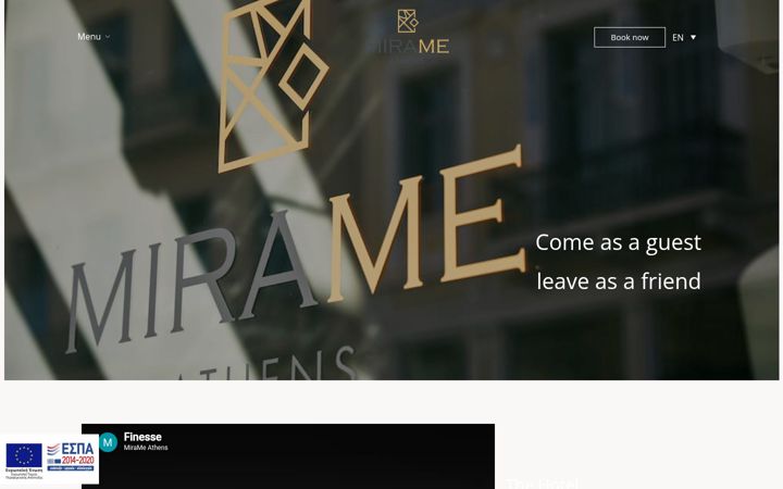 Screenshot of mirameathens.com