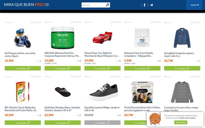 Screenshot of miraquebuenprecio.com