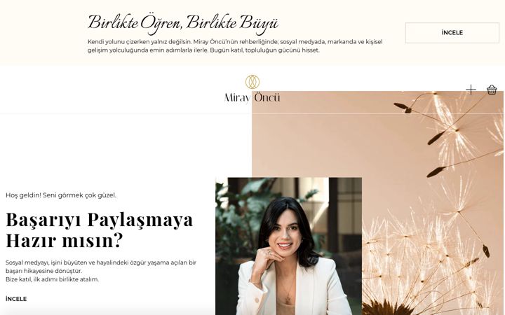 Screenshot of mirayoncu.com