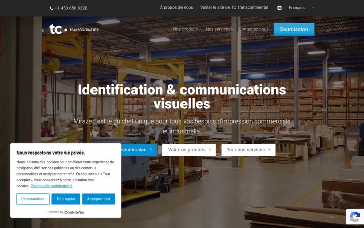 Screenshot of mirazed.com