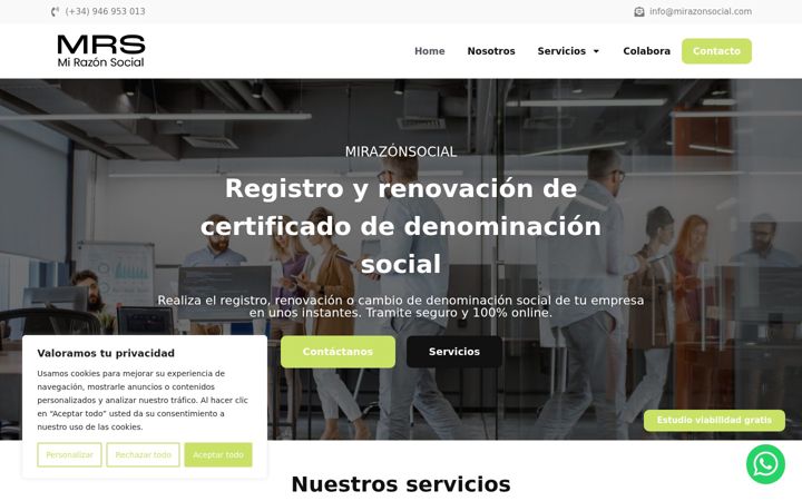 Screenshot of mirazonsocial.com