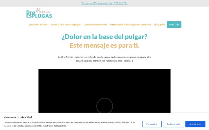 Screenshot of mireiaesplugas.com