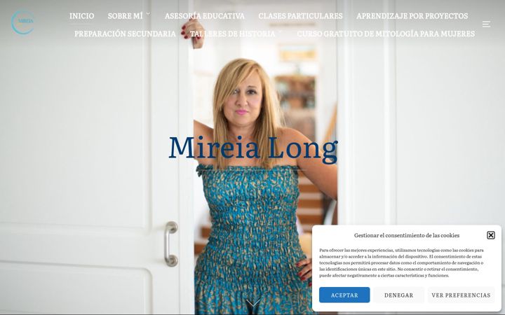 Screenshot of mireialong.com