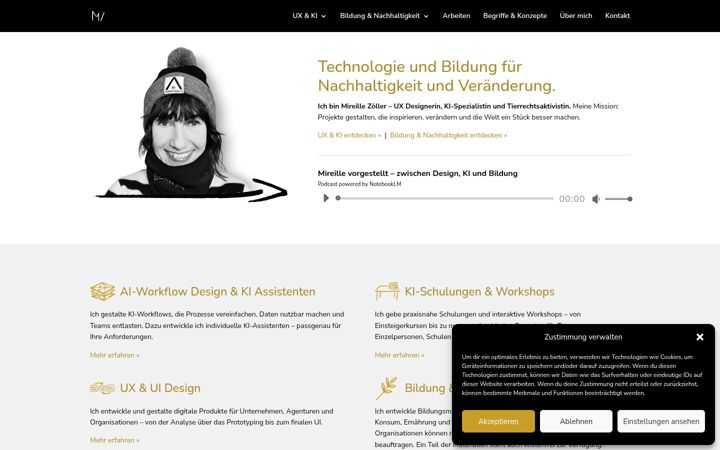 Screenshot of mireille-zoeller.com