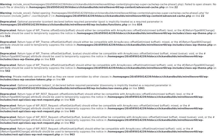 Screenshot of mireilleover60.com