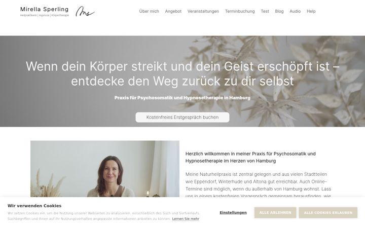 Screenshot di mirellasperling.com