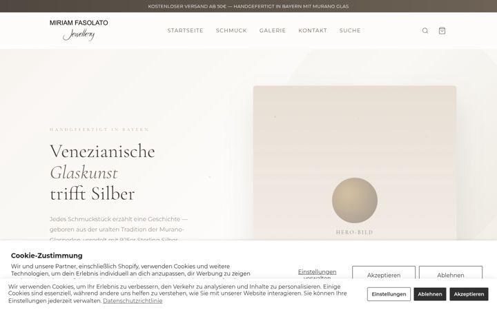Screenshot of miriamfasolato.com