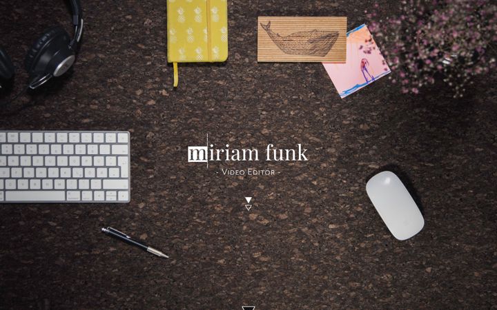 Screenshot of miriamfunk.com