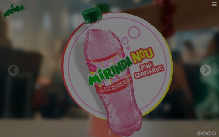 Screenshot of mirinda.ro