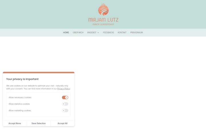 Screenshot of mirjamlutz.com