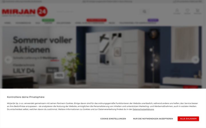 Screenshot of mirjan24.de