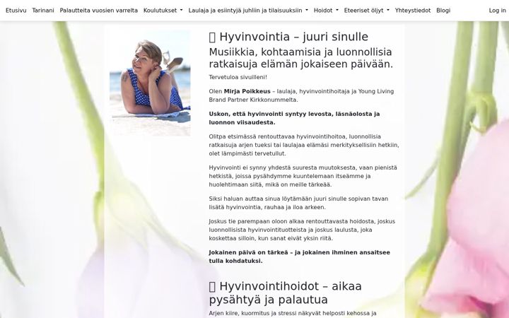 Screenshot of mirjapoikkeus.com
