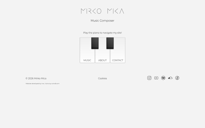 Screenshot of mirko-mica.com