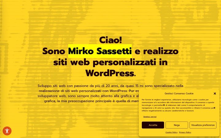 Screenshot of mirkosassetti.com