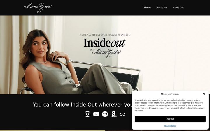 Screenshot of mirnayunen.com