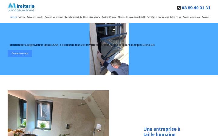 Screenshot of miroiterie-sundgauvienne.com