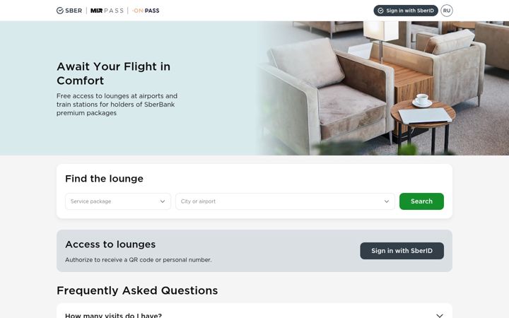 Screenshot of mirpass.ru