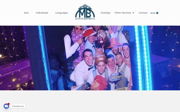 Screenshot of mirrorboothanimations.com