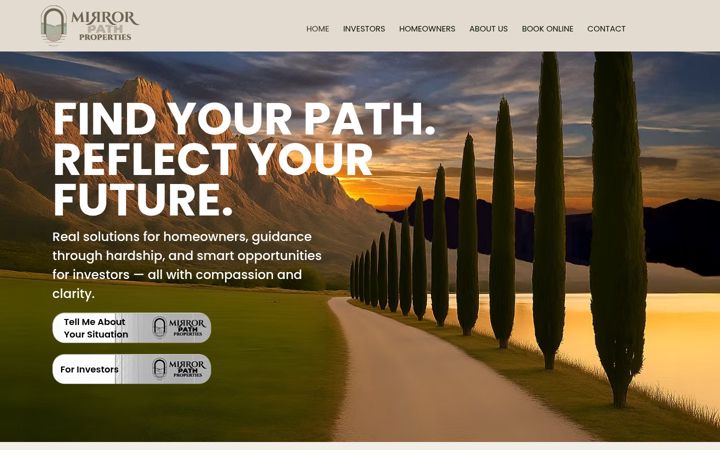 Screenshot of mirrorpathproperties.com