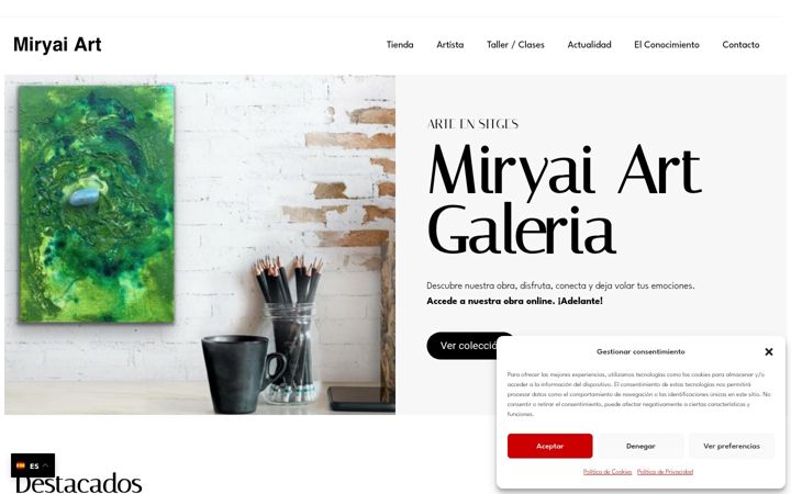 Screenshot of miryai.com