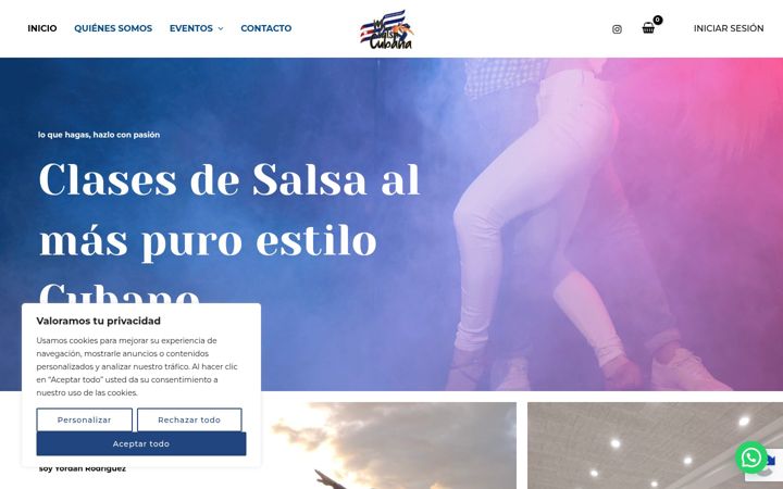 Screenshot of misalsacubana1.com