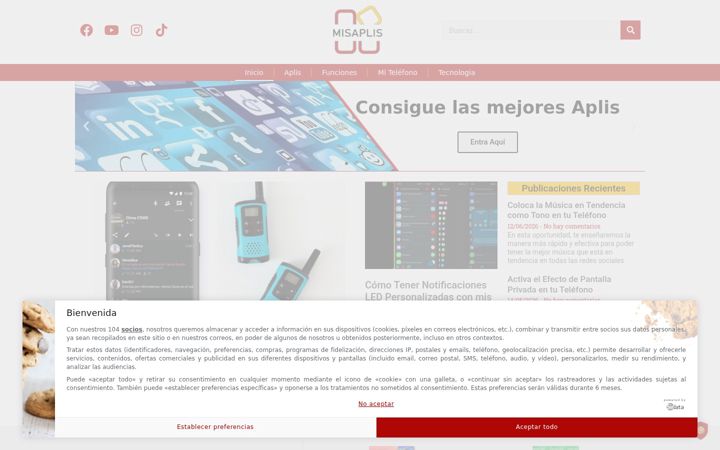Screenshot of misaplis.com