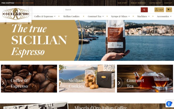 Screenshot of misceladorousa.com