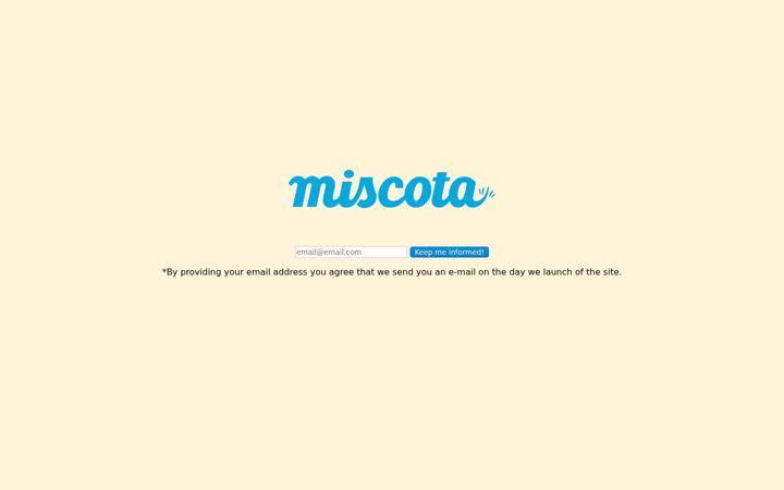 Screenshot of miscota.gr.com