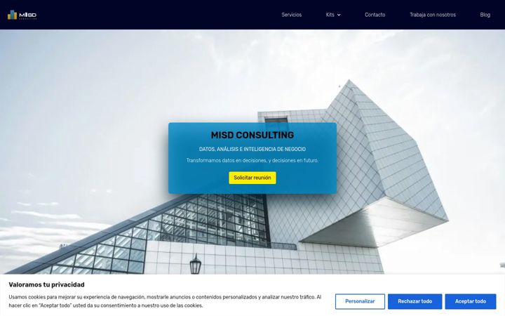 Screenshot of misdconsulting.com
