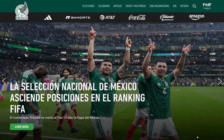 Screenshot of miseleccion.mx