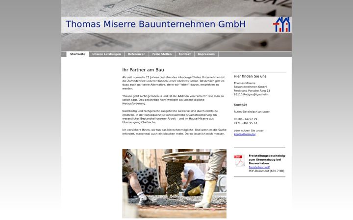 Ekrānuzņēmums no miserre.de