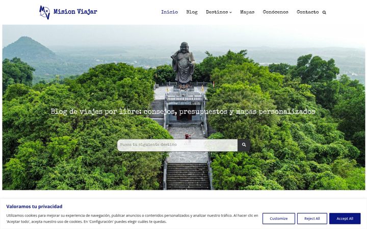 Screenshot of misionviajar.com