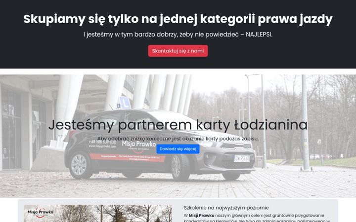 Screenshot of misjaprawko.com