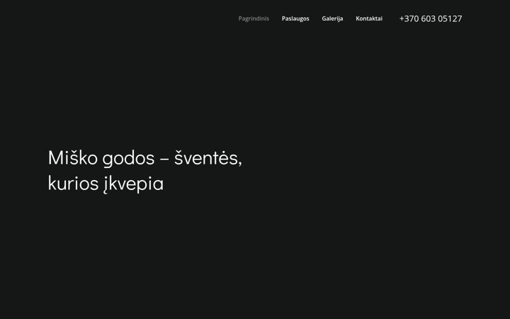 Screenshot of miskogodos.lt