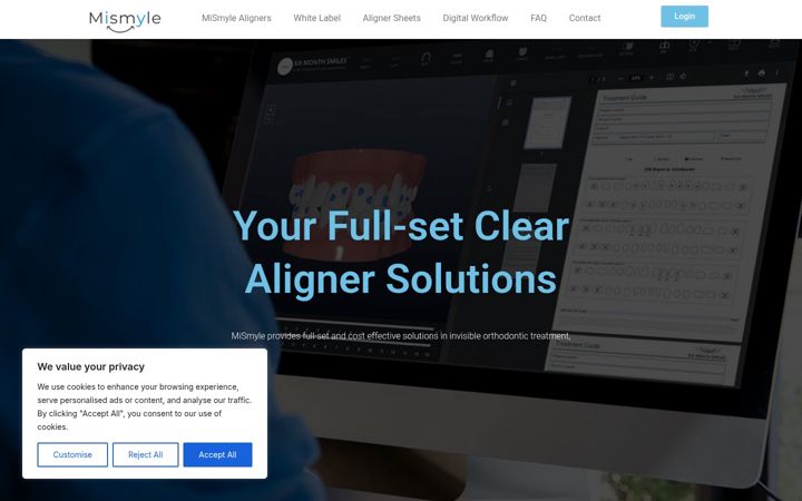Screenshot of mismyle.com