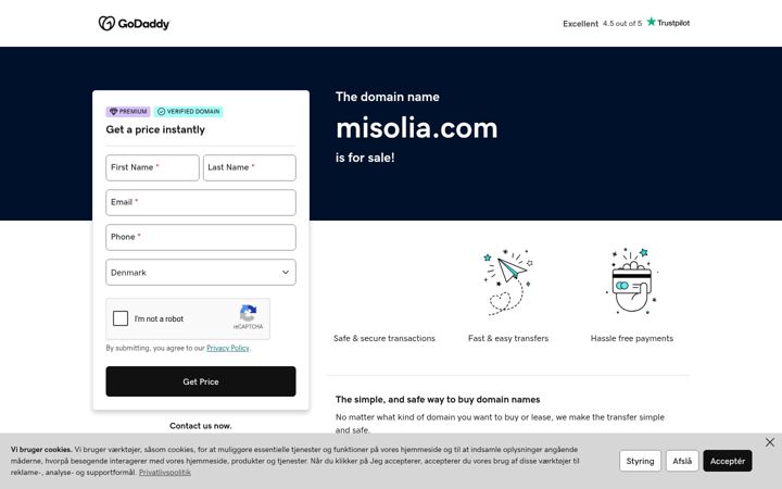 Screenshot of misolia.com