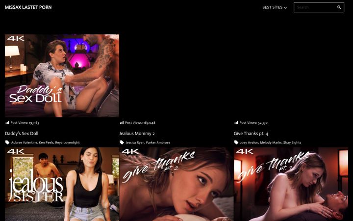 Screenshot of missax.org