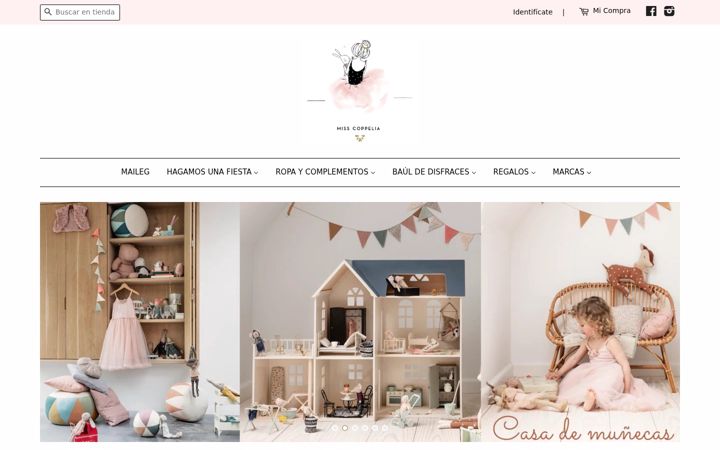 Screenshot of misscoppelia.com