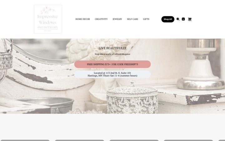Screenshot of missdaisysmercantile.com