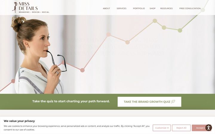 Screenshot of missdetails.com