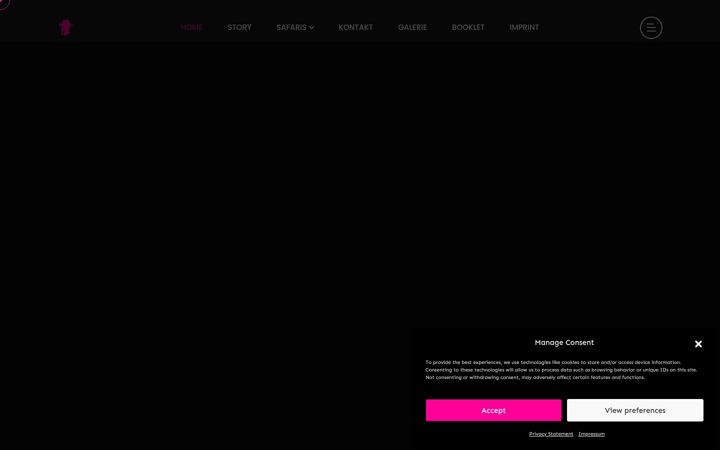 Screenshot of missguidedsafaris.com
