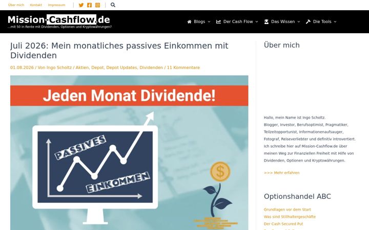 Screenshot of mission-cashflow.com