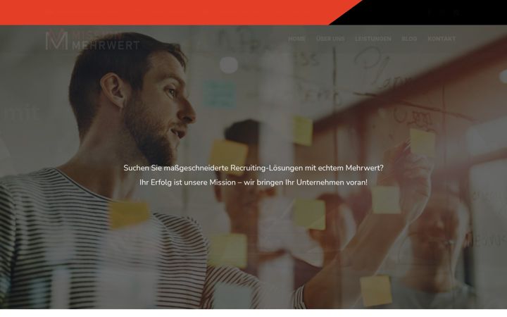 Screenshot of mission-mehrwert.com