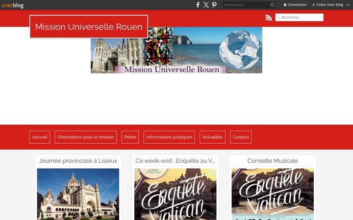 Screenshot of missionuniversellerouen.com