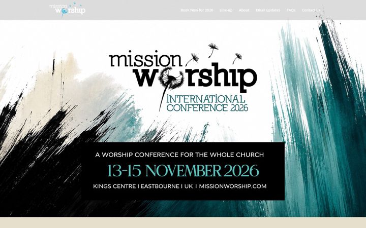 Screenshot of missionworship.com